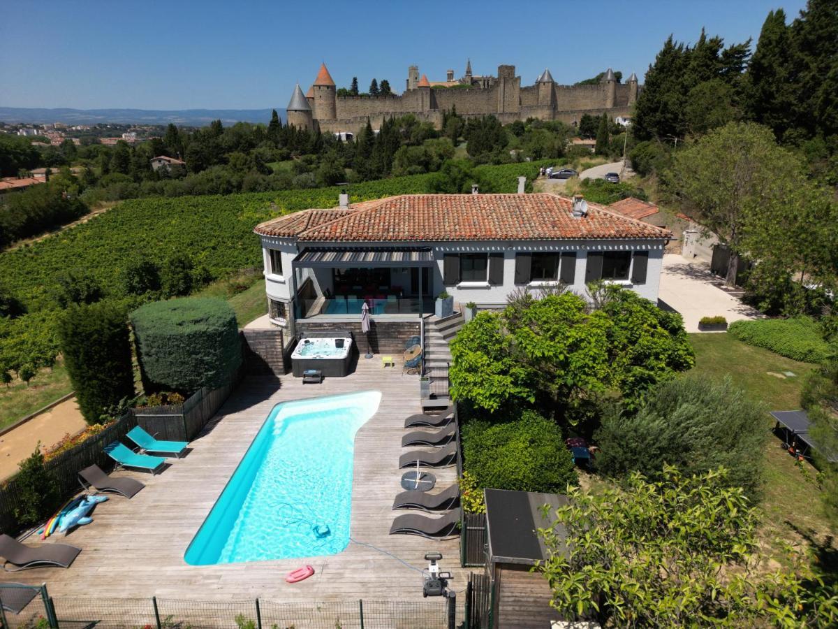 L'Ecrin De La Cite, Coeur De Vignes - Vivez Une Experience Inoubliable ! Carcassonne Dış mekan fotoğraf